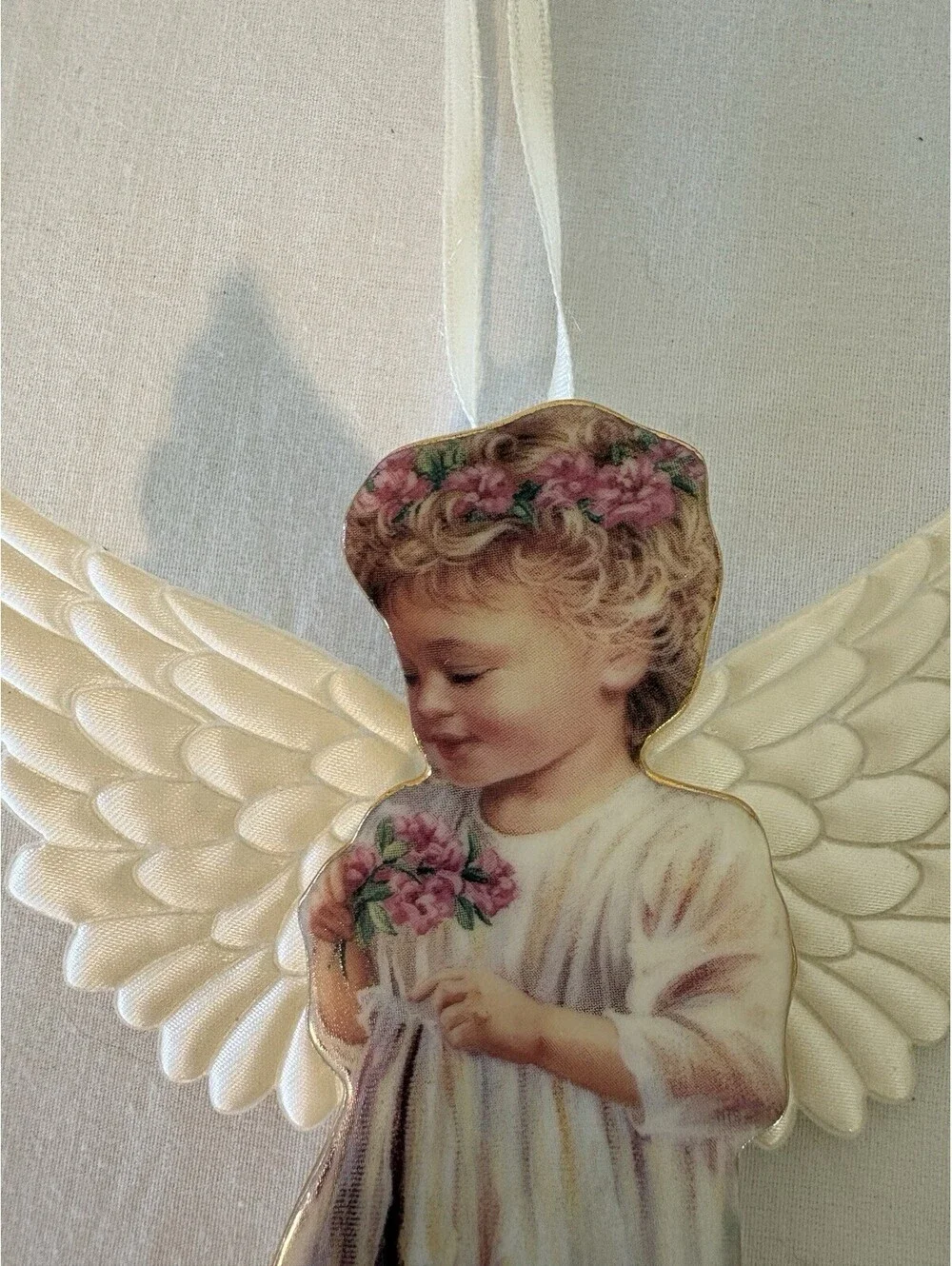 The Bradford Exchange “Garden Miracle” 3D Angel LL 5743 Heaven’s Little Angels